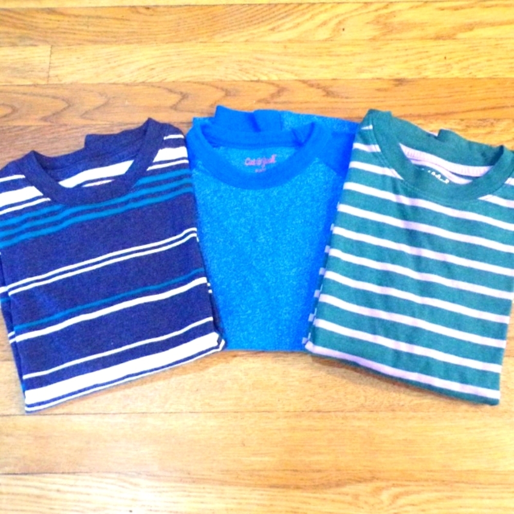 3 Cat & Jack Boy's Long Sleeve Shirts